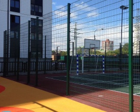 3D заборы для спортивной площадки 60 метров фото в Павлово