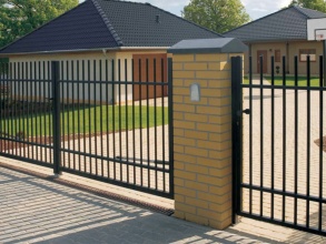 Забор с воротами и калиткой 110 метров фото цена за метр под ключ