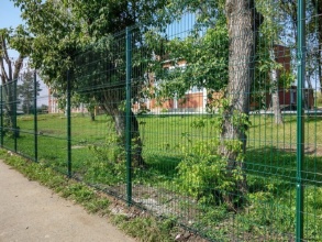 3D заборы для школы 90 метров фото в Павлово