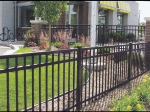 Сварные заборы с забивными столбами 15 соток фото недорого под ключ