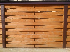 Деревянный забор плетёнка 12 метров фото в Павлово